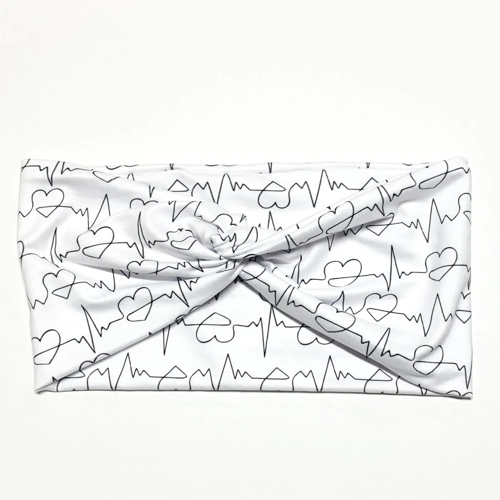 Heart Beat Turban Headband