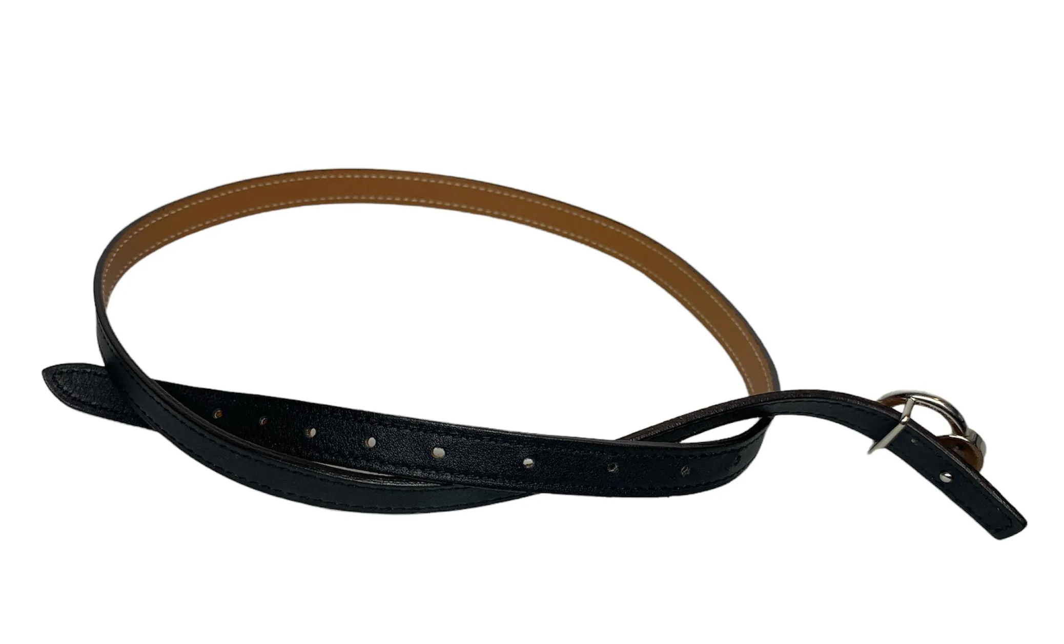 Hermès 13mm Swift Leather Reversible Belt - 070