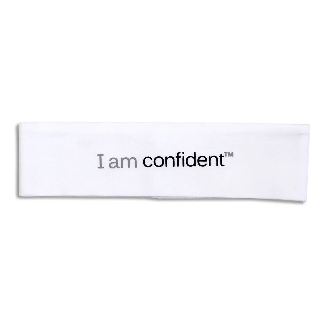I am confident™ white headband