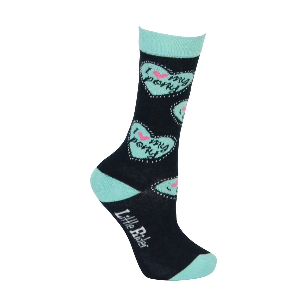 I Love My Pony Collection Horse Riding Socks by Little Rider (Pack of 3)