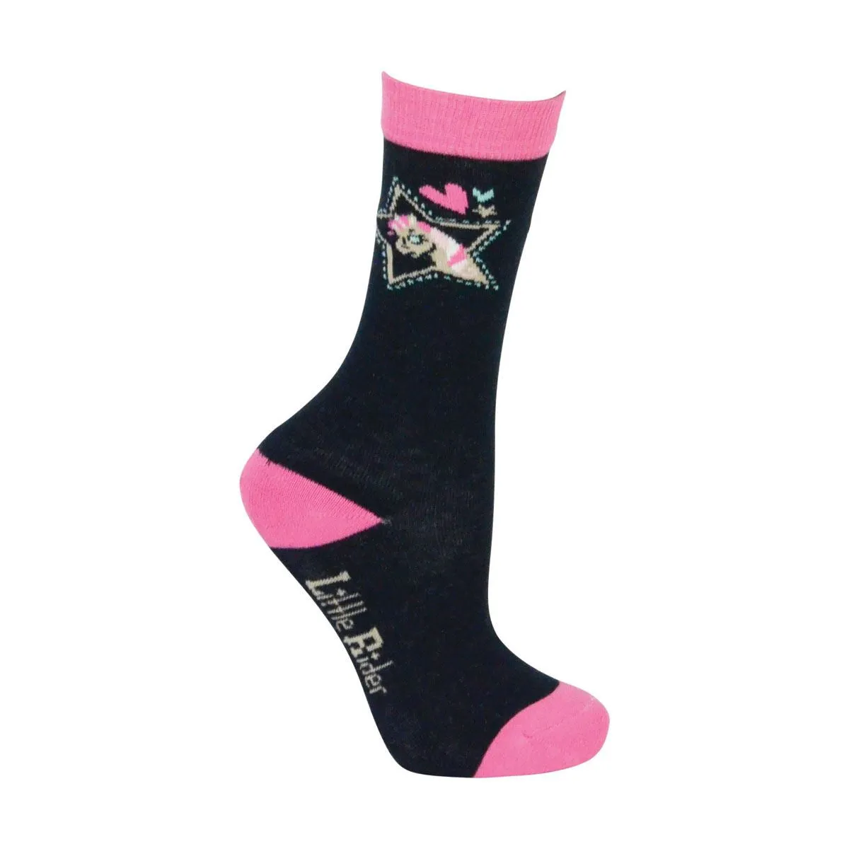 I Love My Pony Collection Horse Riding Socks by Little Rider (Pack of 3)