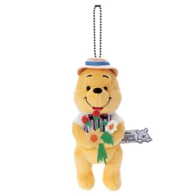 Japan Takara Tomy - Winnie the Pooh Costume Series Bouquet Plush Keychain