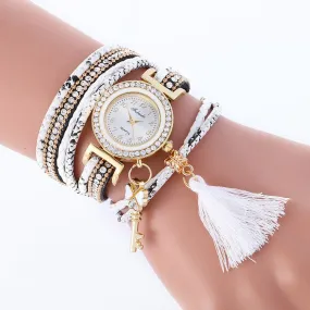 Key Tassel Multilayer Woven Watch