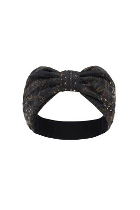 KNIT AND WOVEN HEADBAND COBRA KING
