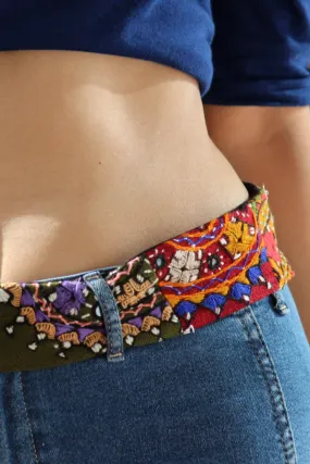 Kutch Hand Embroidered Belt By Qurcha