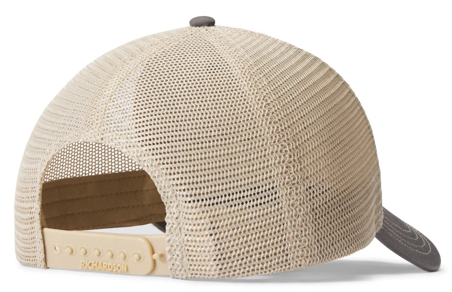 Lacrosse Unisex Harvester Orange/Khaki Cotton Blend Trucker Cap