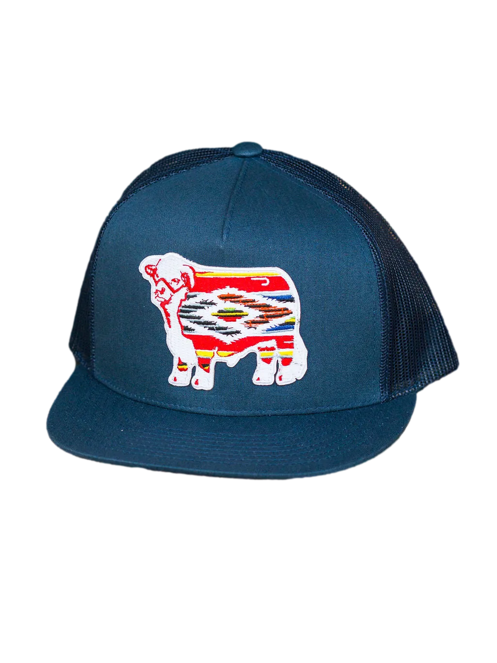 Lazy J Ranch Wear Serape Bull Cap