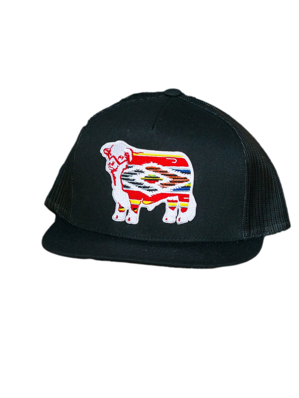 Lazy J Ranch Wear Serape Bull Cap