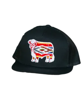 Lazy J Ranch Wear Serape Bull Cap