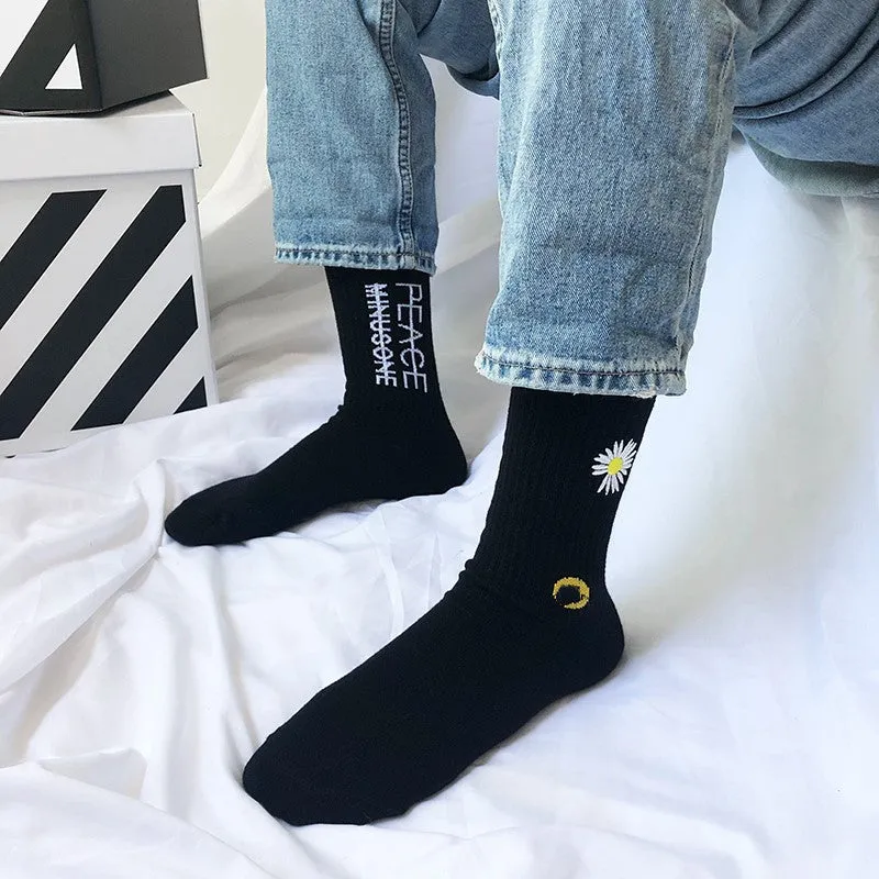 Long Printed Socks For Men