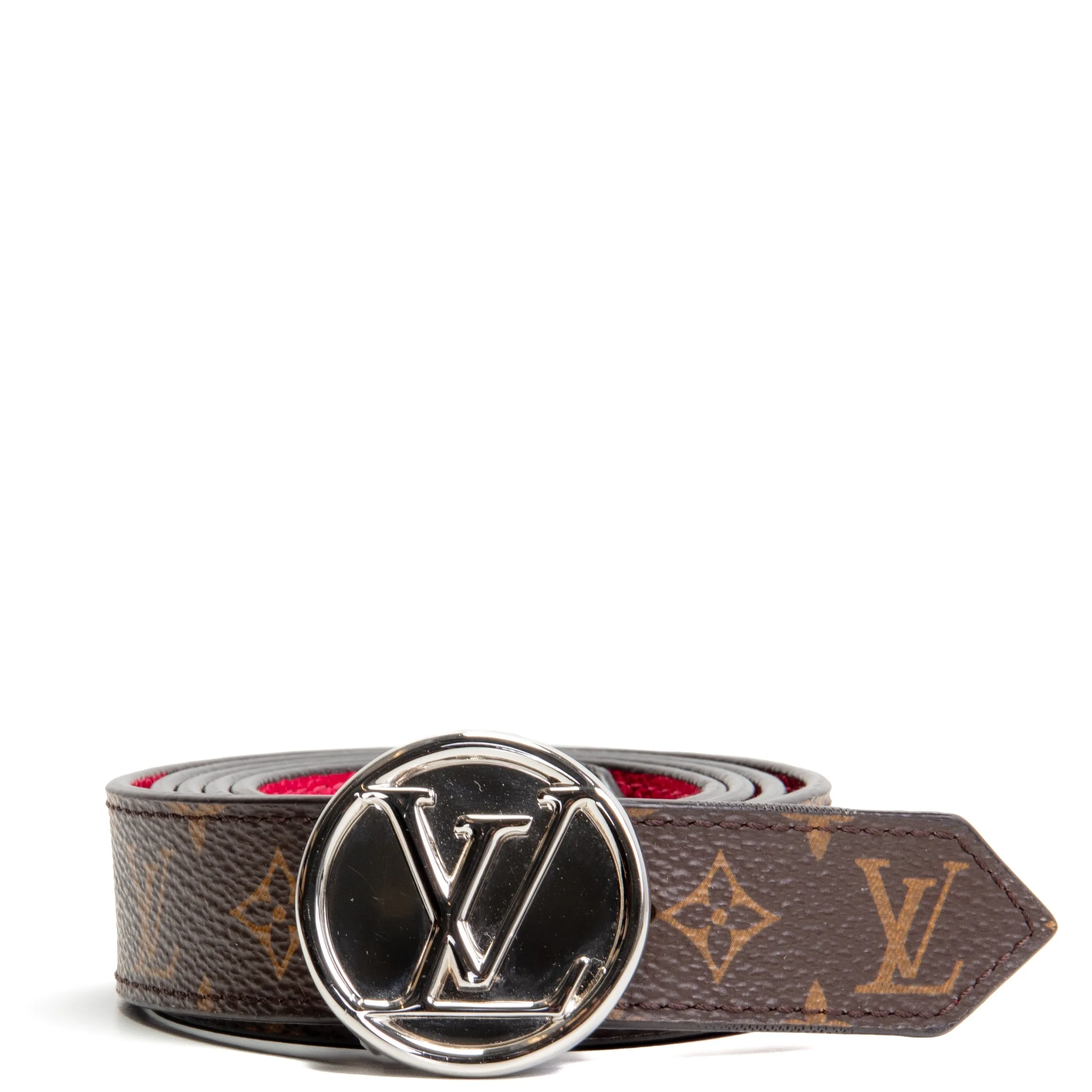 LOUIS VUITTON Monogram Reversible Belt - Fuchsia