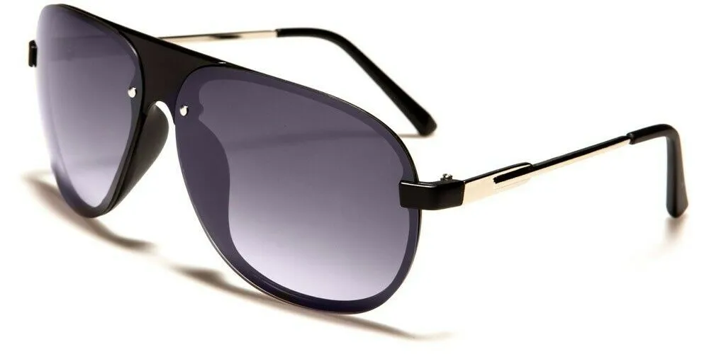 Luxury Classic Sport Retro Turbo Aviator Sunglasses