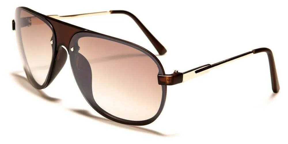 Luxury Classic Sport Retro Turbo Aviator Sunglasses