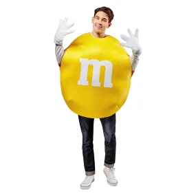 M & M Yellow Adult Costume | One Size