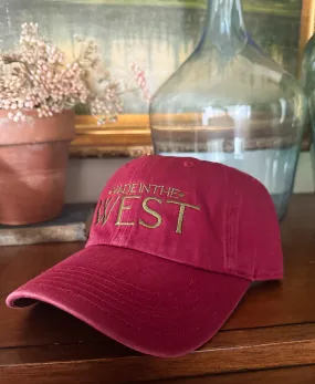 Made in the West Dad Cap - Burgundy