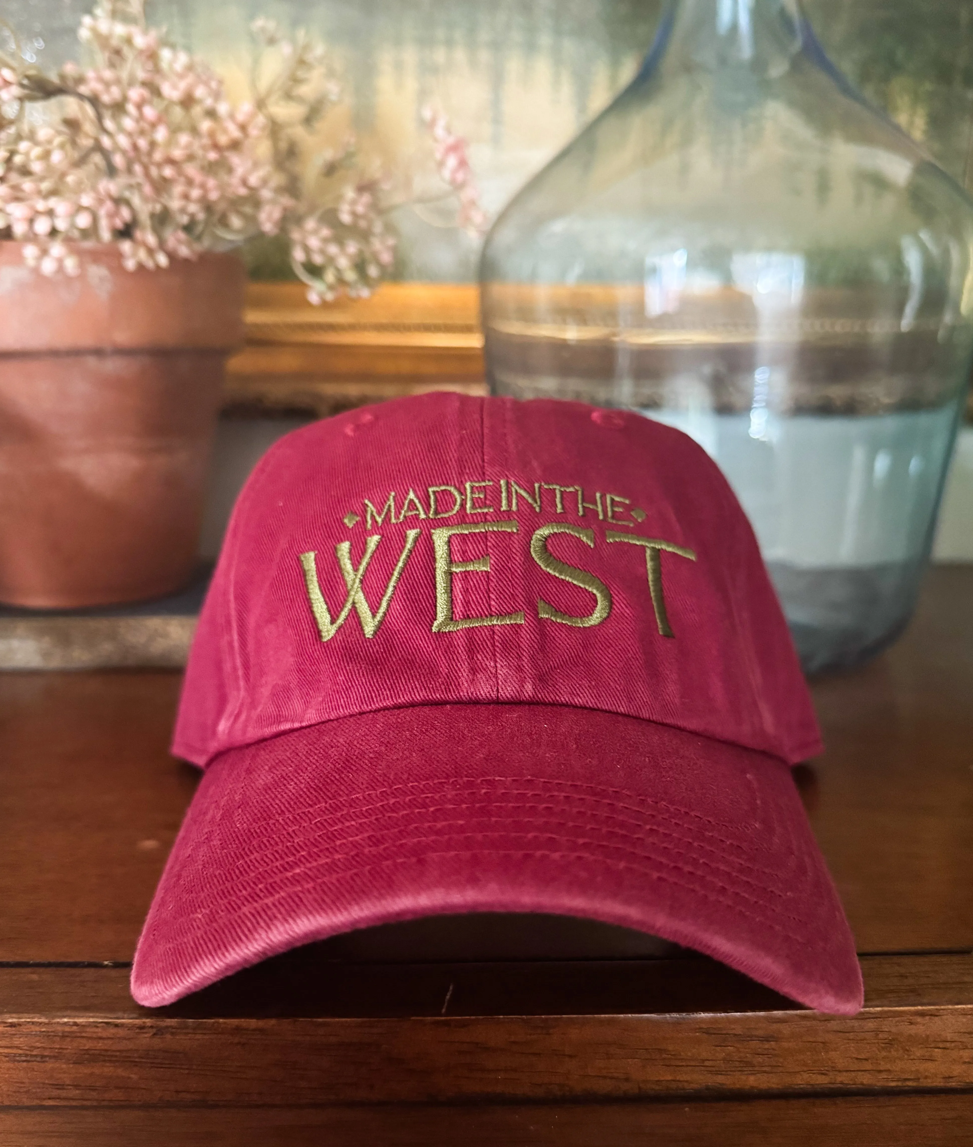 Made in the West Dad Cap - Burgundy