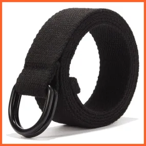 Men Women Canvas Belt Military Tactical Waist Belt
