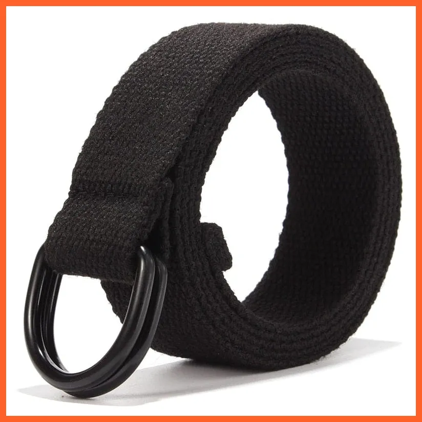 Men Women Canvas Belt Military Tactical Waist Belt
