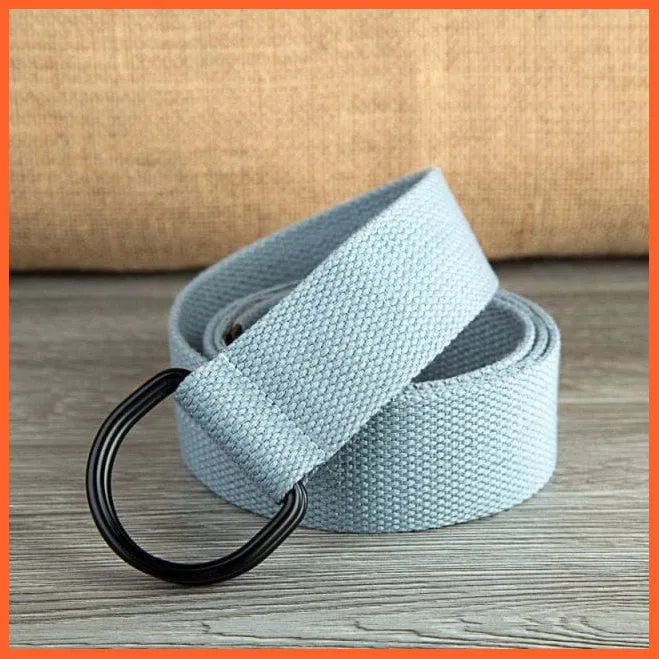 Men Women Canvas Belt Military Tactical Waist Belt