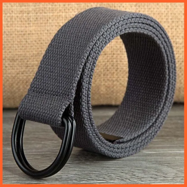 Men Women Canvas Belt Military Tactical Waist Belt