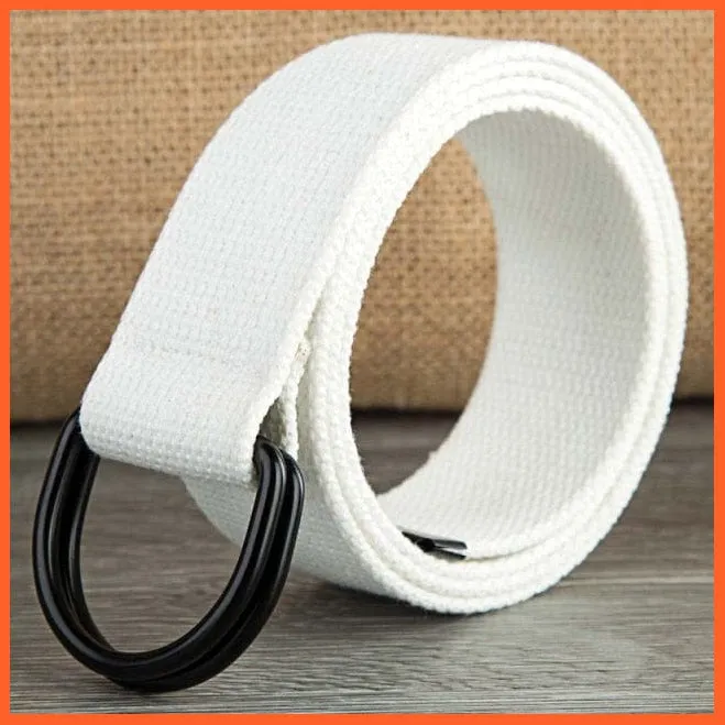 Men Women Canvas Belt Military Tactical Waist Belt