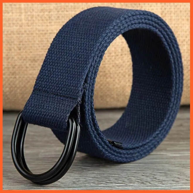 Men Women Canvas Belt Military Tactical Waist Belt