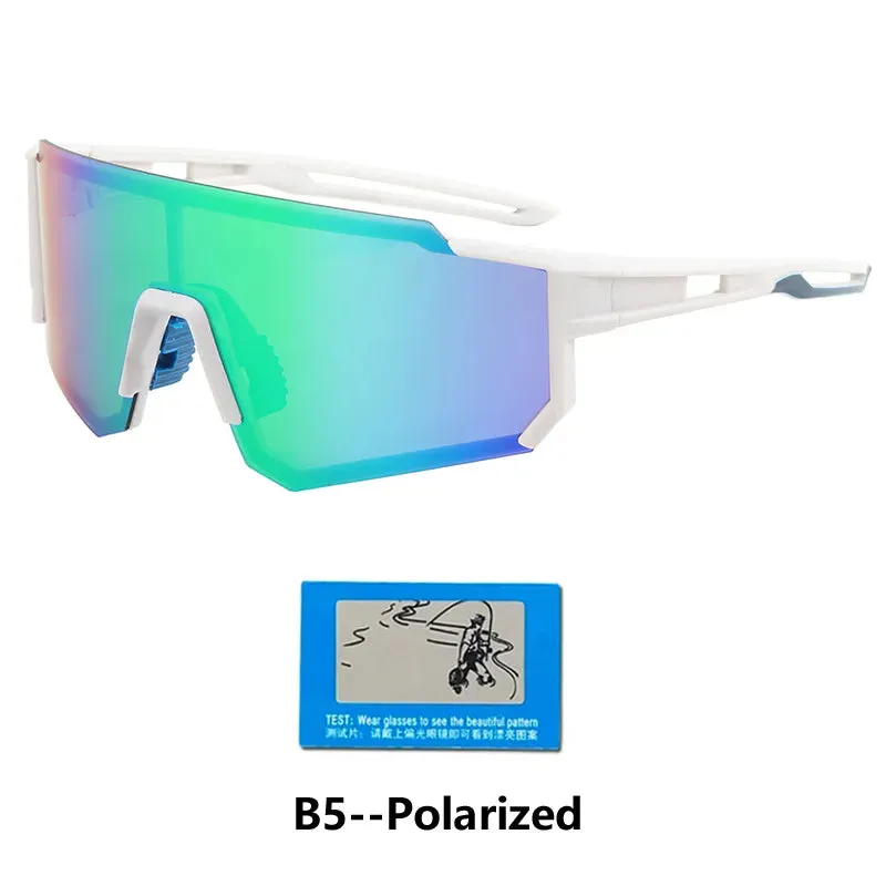 Men Women Photochromic Polarized Cycling Glasses Mtb Eyewear New Riding Fishing Sports Sunglasses UV400 Bicycle Road Goggles