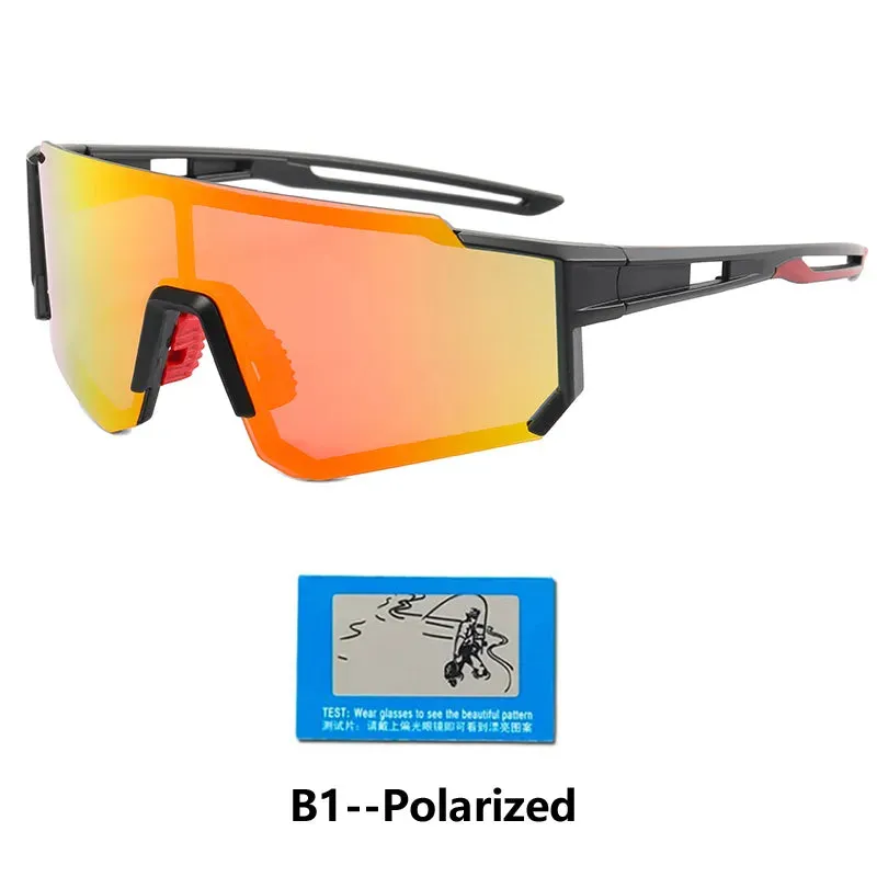 Men Women Photochromic Polarized Cycling Glasses Mtb Eyewear New Riding Fishing Sports Sunglasses UV400 Bicycle Road Goggles