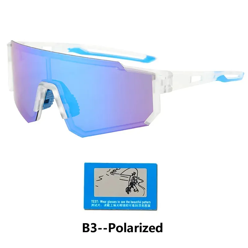 Men Women Photochromic Polarized Cycling Glasses Mtb Eyewear New Riding Fishing Sports Sunglasses UV400 Bicycle Road Goggles