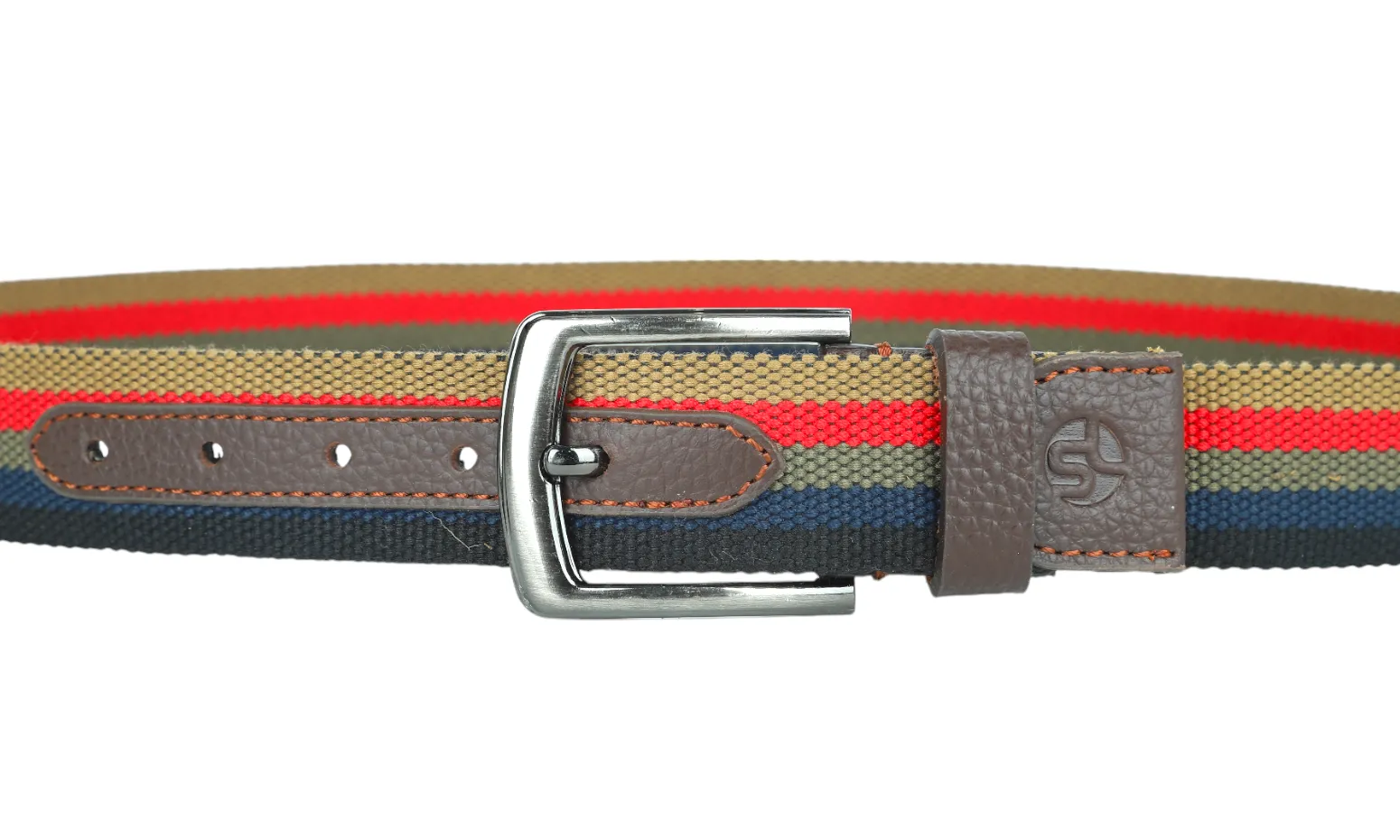 Mens Leather with Canvas Belt 912408