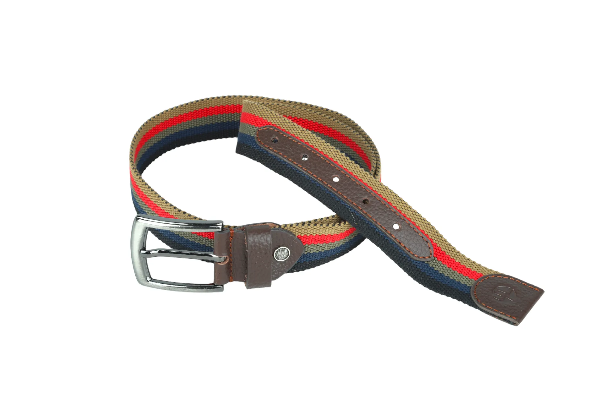 Mens Leather with Canvas Belt 912408