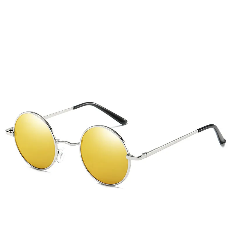 Men's Polarized UV Protection Round Shape Sunglasses