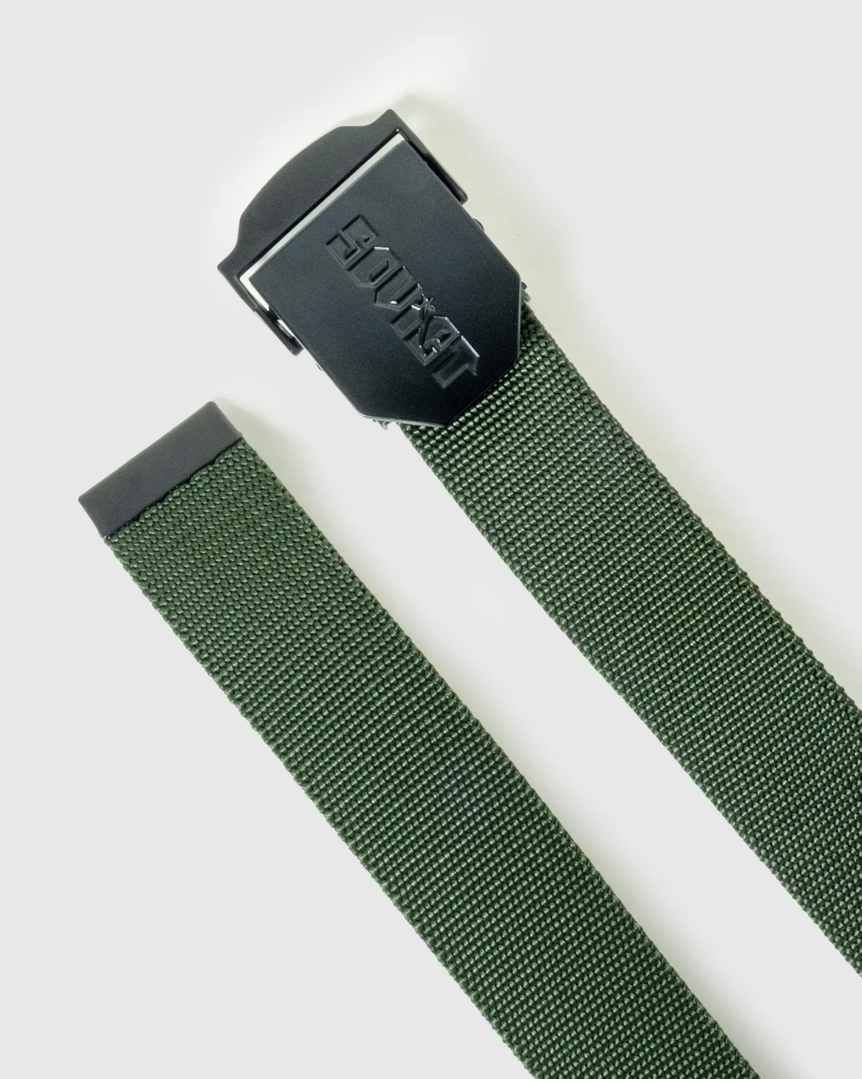 Mens Raymond - Canvas Box Buckle Belt