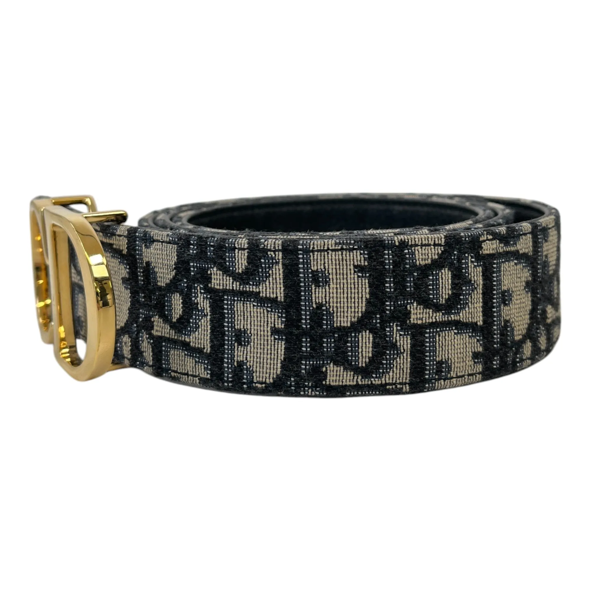 Men's Reversible Oblique Belt Navy