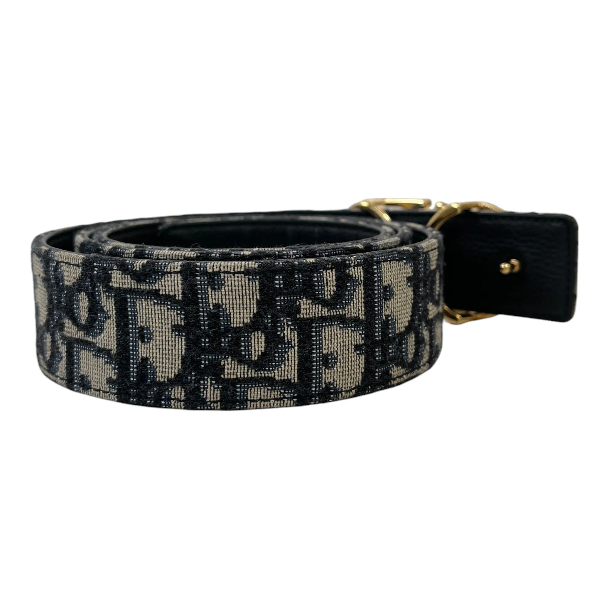 Men's Reversible Oblique Belt Navy