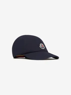Moncler Enfant Baby Logo Cap in Navy