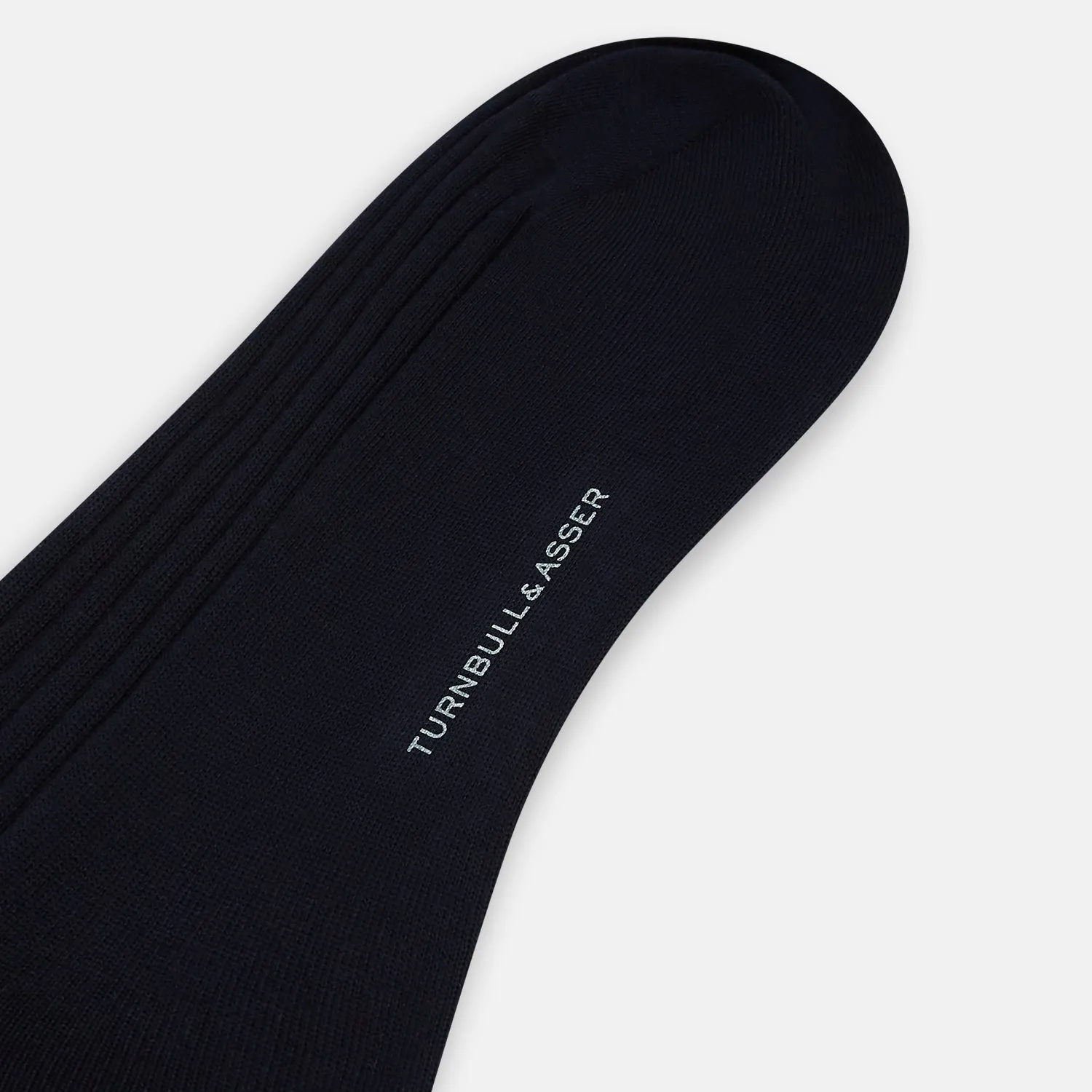 Navy Organic Cotton Mid-Length Socks