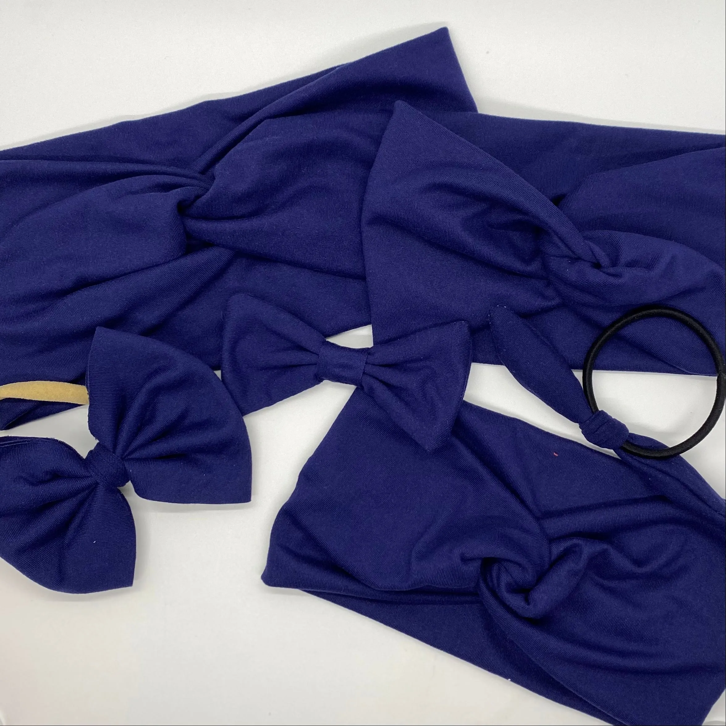 Navy Twist Headband