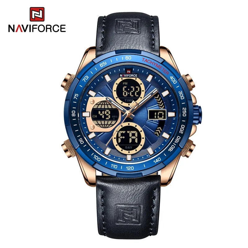 New NAVIFORCE Fashion Military Watches for Men Luxury Watch Original Sports Chronograph Watch Waterproof Quartz WristWatch Clock Gift