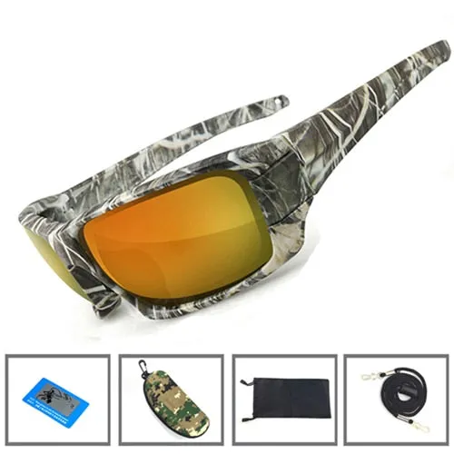 NEWBOLER Fishing Sunglasses 4 Polarrized Camping Driving Clip Eyewear