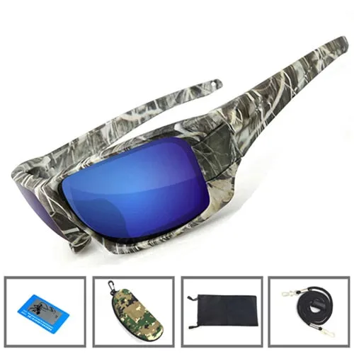 NEWBOLER Fishing Sunglasses 4 Polarrized Camping Driving Clip Eyewear