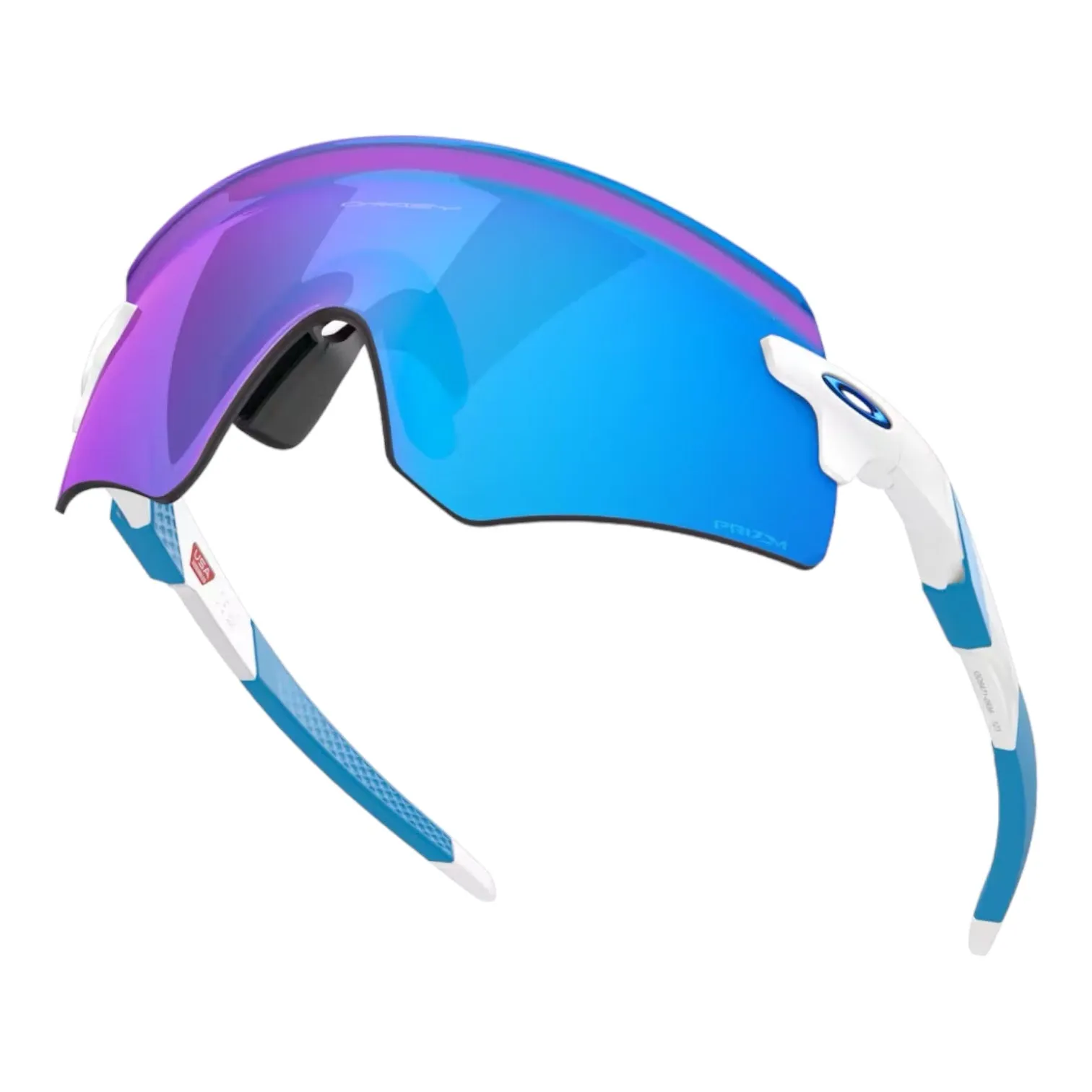 Oakley Encoder Polished White Prizm Sapphire - Sun Glasses