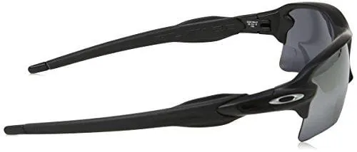 Oakley Men's Flak 2.0 XL OO9188-01 Rectangular Sunglasses, Matte Black, 59 mm