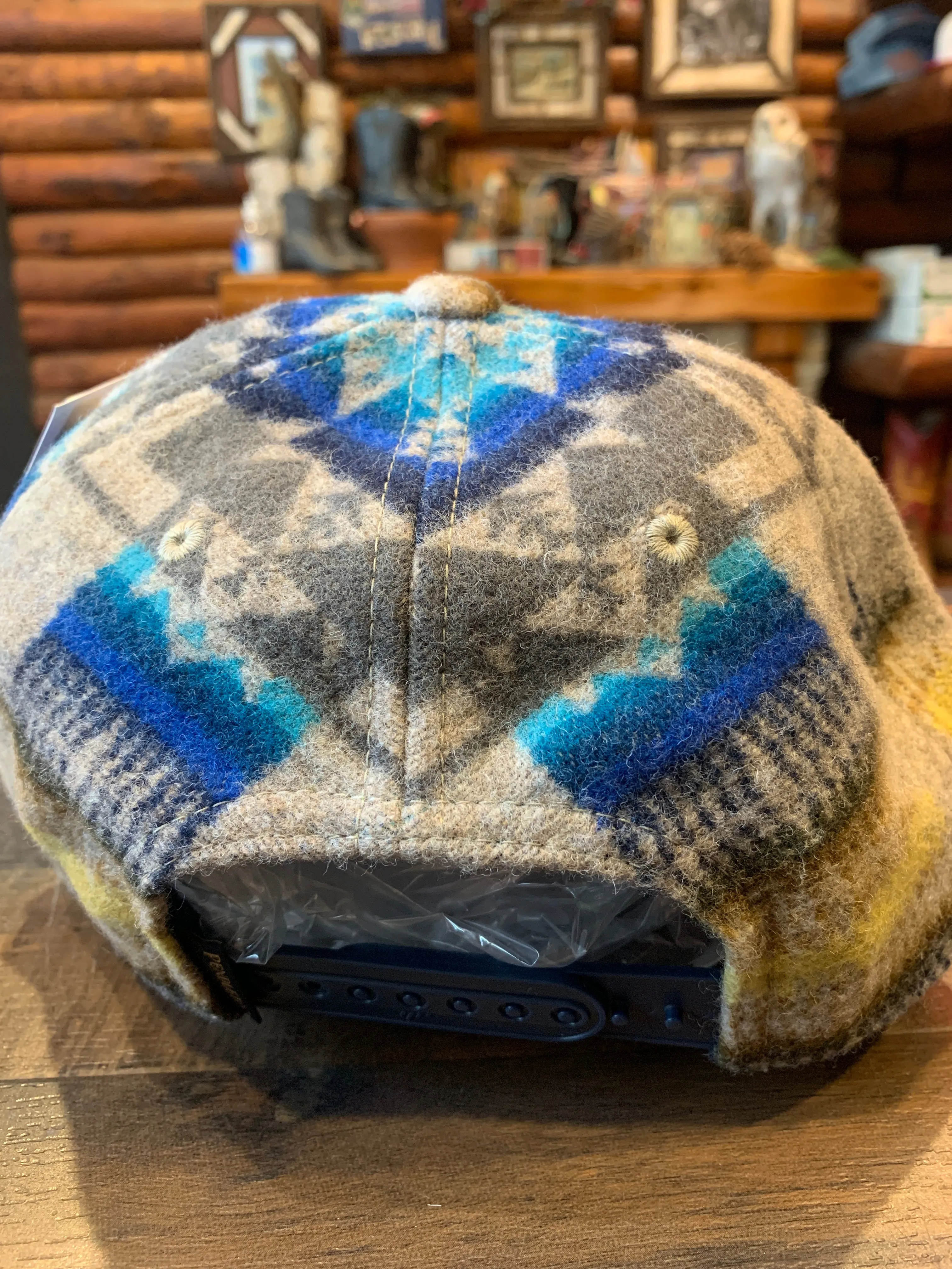 Pendleton Harding Grey & Blue Wool Snapback