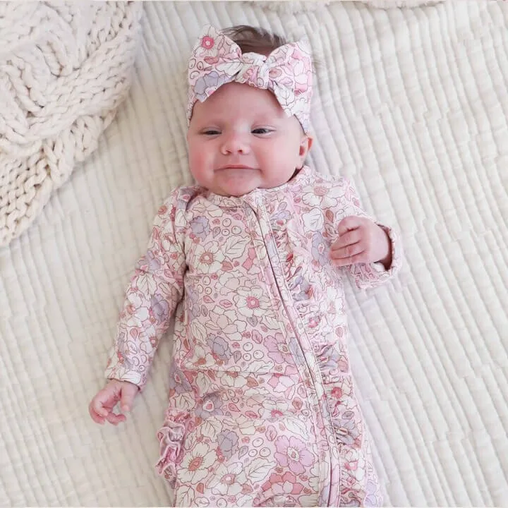 Penelope's Poppies Knit Large Bow Headwrap