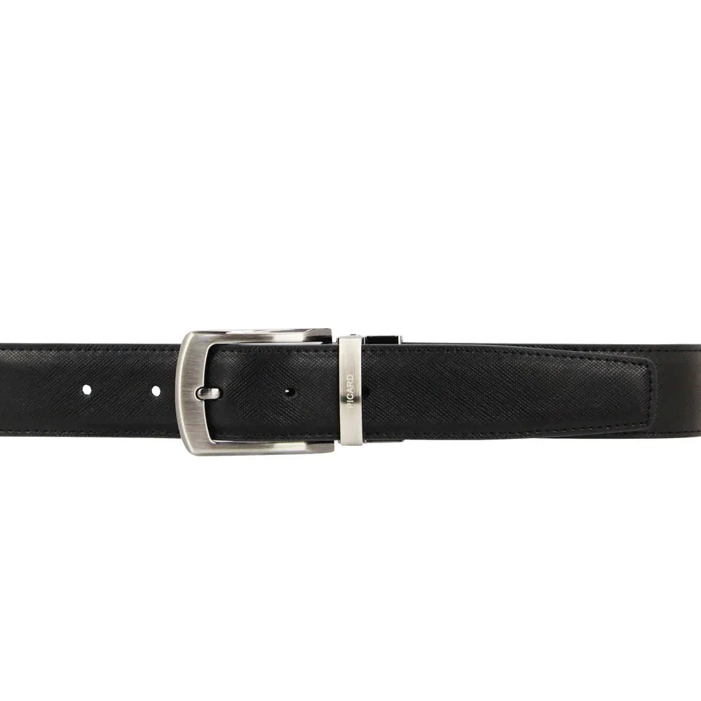 Picard Gregory Pin Reversible 35mm Men's Leather Belt (Black/Cafe)