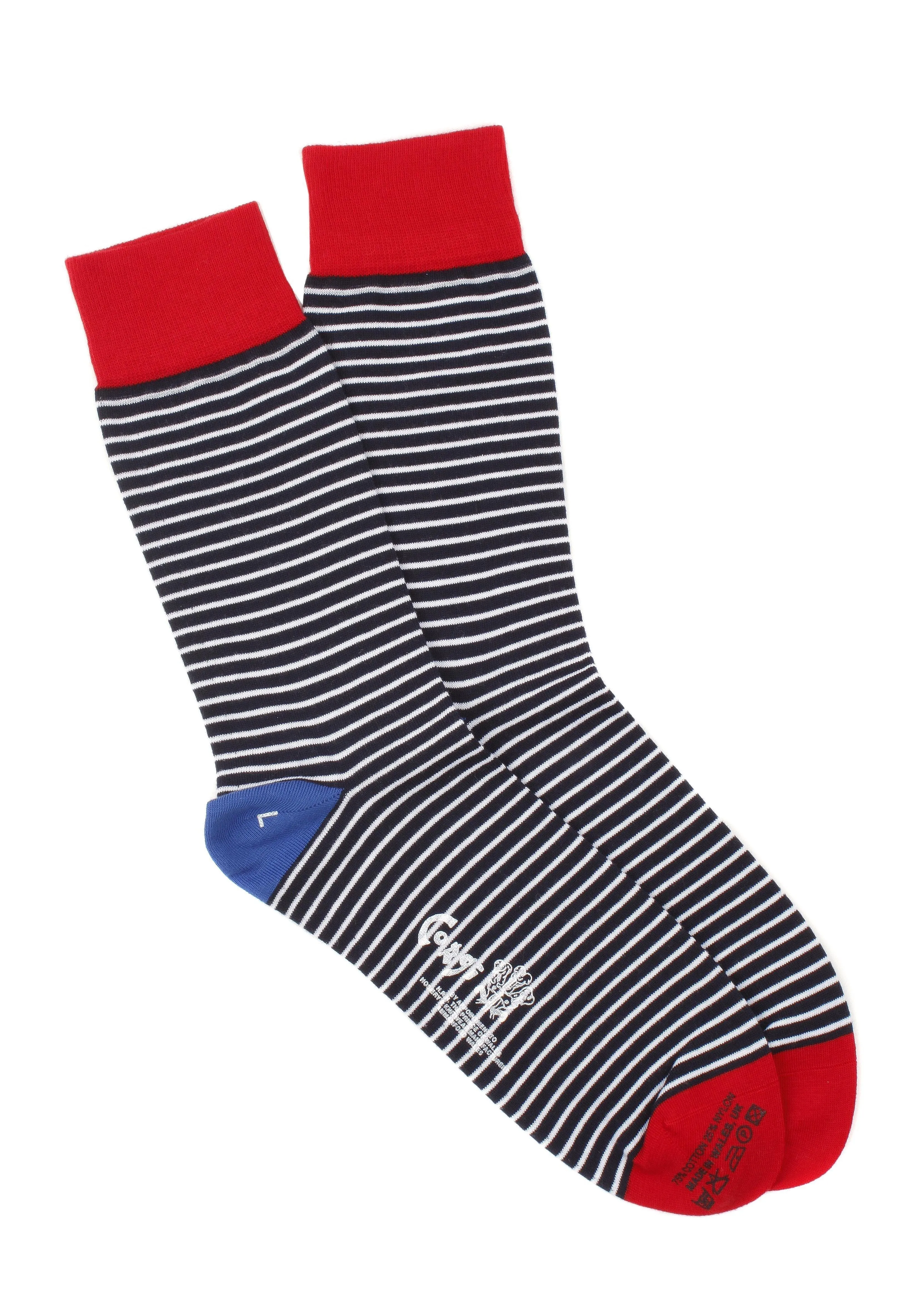 Pinstripe Lightweight Cotton Socks