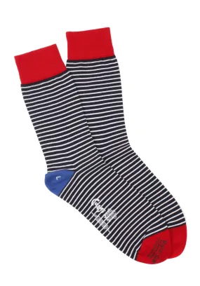 Pinstripe Lightweight Cotton Socks