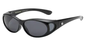 Polarized Barricade PZ-BAR615 Polycarbonate Frame Polarized Lens Unisex Fit Over Sunglasses