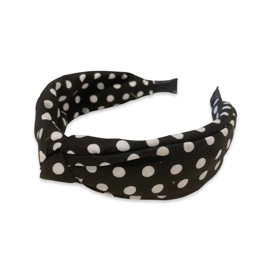 Polka Dot Knot Headband